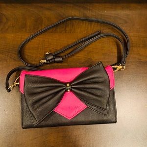 Betsey Johnson Crossbody Purse with Bow